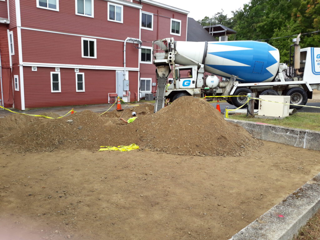 Dublin Community Church - Footings Poured for New Sunday School Space - Septmeber 2020