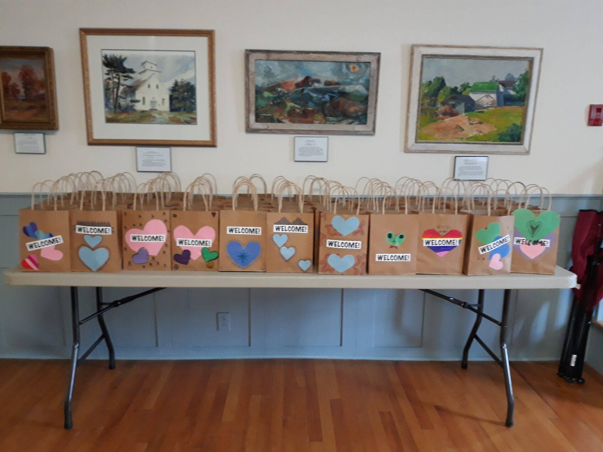 NH Shelter Gift Bags waiting for delivery